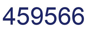 Number 459566 blue image