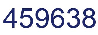 Number 459638 blue image