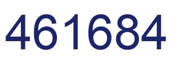 Número 461684 imagen azul