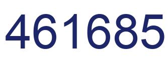 Número 461685 imagen azul