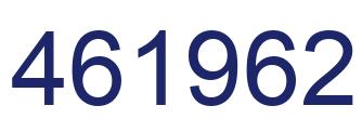 Number 461962 blue image