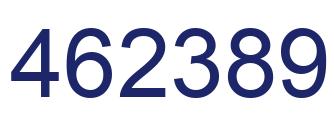 Number 462389 blue image
