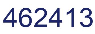Número 462413 imagen azul