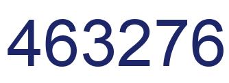 Number 463276 blue image