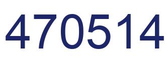 Número 470514 imagen azul