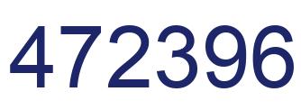 Number 472396 blue image