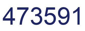 Number 473591 blue image