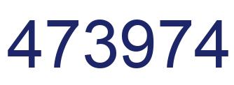 Número 473974 imagen azul