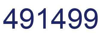 Number 491499 blue image