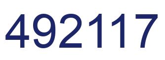 Número 492117 imagen azul