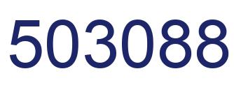 Number 503088 blue image