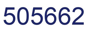 Number 505662 blue image