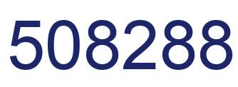 Number 508288 blue image