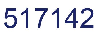 Número 517142 imagen azul