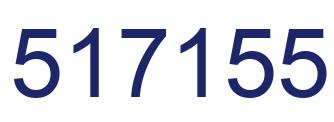 Number 517155 blue image