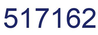 Number 517162 blue image