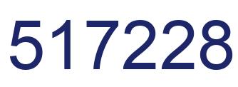 Número 517228 imagen azul