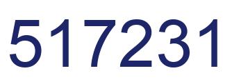 Número 517231 imagen azul