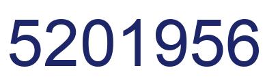 Number 5201956 blue image