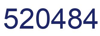 Número 520484 imagen azul