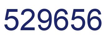 Number 529656 blue image