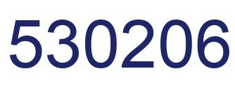 Number 530206 blue image