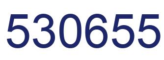 Number 530655 blue image