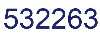 Número 532263 imagen azul