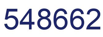 Número 548662 imagen azul