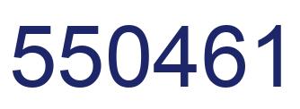 Número 550461 imagen azul
