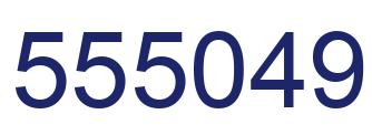 Number 555049 blue image