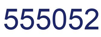 Number 555052 blue image