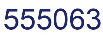 Number 555063 blue image
