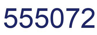 Number 555072 blue image