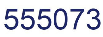Number 555073 blue image