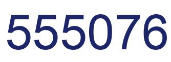 Number 555076 blue image