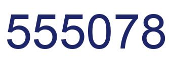 Number 555078 blue image
