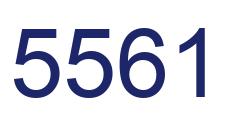 Número 5561 imagen azul
