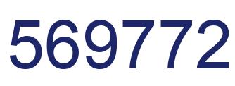 Número 569772 imagen azul