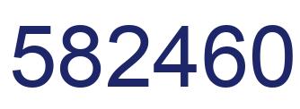 Número 582460 imagen azul