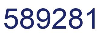 Número 589281 imagen azul