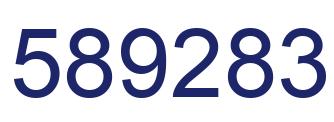 Número 589283 imagen azul