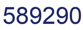 Número 589290 imagen azul