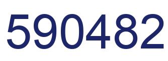 Number 590482 blue image