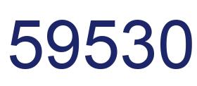 Número 59530 imagen azul