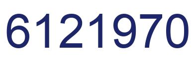 Número 6121970 imagen azul