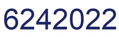 Number 6242022 blue image