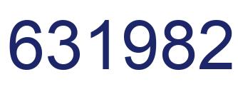Número 631982 imagen azul