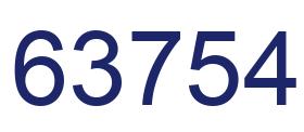 Número 63754 imagen azul