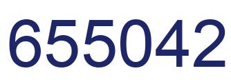 Number 655042 blue image